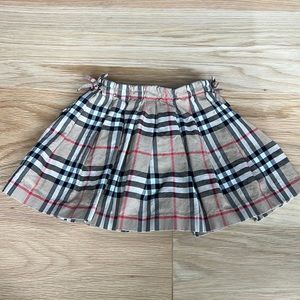 Burberry Girls Plaid Skirt